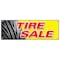 Signmission TIRE SALE 1 BANNER SIGN tires sale wheels signs 25% off store shop cars B-72 Tire Sale 1 - alternate 1